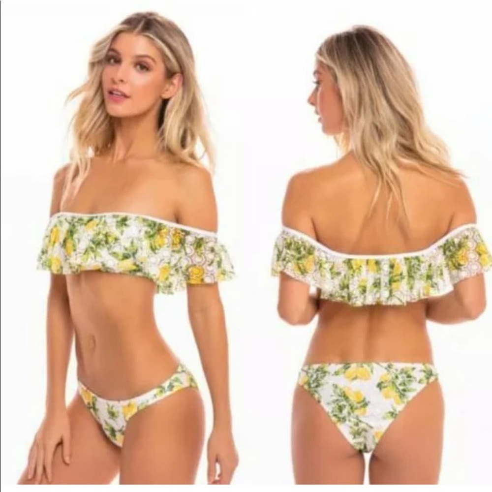Cabana Del Sol Pineapple two piece bikini …